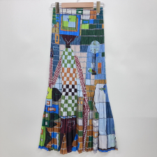 イッセイミヤケ　プリーツプリーズ PP14-JG145 マルチカラー グラデーションプリーツ ロングスカート 買取実績です。