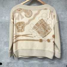 エルメス ツイルレーヌ レ タンブール フィネス シルクカシミヤ ニット 3H2833D1 買取実績です。