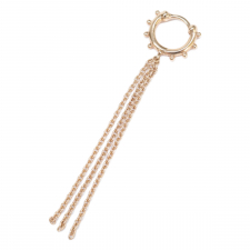 ヒロタカ K10YG SA15KME Sea Anemone ロングチェーン ハギ―フープ ピアス シングル 買取実績です。