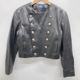 ラルフローレンの24年製 ダブルブレスト ラムレザー素材 クロップドジャケットの買取実績です。