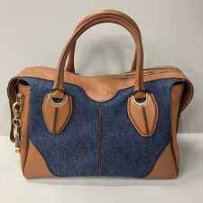 トッズ レザーｘデニム Dスタイリング 2WAYショルダー バッグ XBWANYL0200  買取実績です。