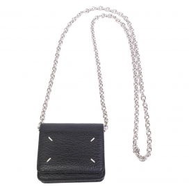 メゾンマルジェラのブラック 4ステッチチェーンウォレット S56UI0148の買取実績です。