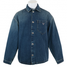 プラダ 23年製 三角ロゴ デニムシャツ GEC066 14EF 買取実績です。