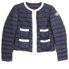 モンクレール 12年製 ネイビー FLAVIENNE ノーカラーダウンジャケット 買取実績です。