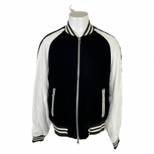 バルマン 92.8454.Z790 ブラック×ホワイト バックロゴ ベロアボンバージャケット 買取実績です。