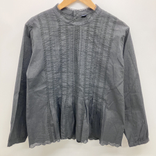 フォーティファイブアール ブラック インドカディ タックレースブラウス 71030333 買取実績です。