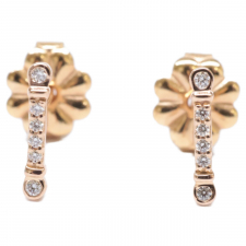 ティファニー 750 ダイヤモンド フルールドリス ステム ピアス 買取実績です。