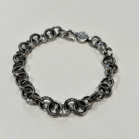 クロムハーツのSV925 シングルBリング ブレスレットの買取実績です。