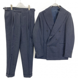 スティレラティーノのグレー ウール ダブルブレスト セットアップスーツ AULE0609M4の買取実績です。