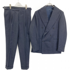 スティレラティーノ グレー ウール ダブルブレスト セットアップスーツ AULE0609M4 買取実績です。