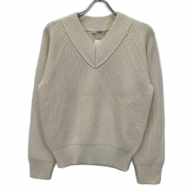 スローンのSL4W-084 5Gメリノウール畦編み Vネック 長袖ニットセーターの買取実績です。