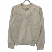 スローン SL4W-084 5Gメリノウール畦編み Vネック 長袖ニットセーター 買取実績です。