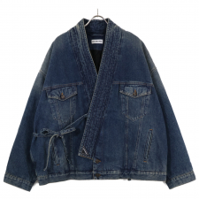 バレンシアガ インディゴ 柔道デニムジャケット 583429 買取実績です。