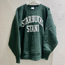 チャンピオン ×BEAMS ×STARBUCKS グリーン リバースウィーブ スウェットシャツ 買取実績です。