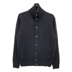 ザノーネのブラック 812519 ウール CHIOTO 5ゲージ ニットカーディガン/ブルゾンの買取実績です。