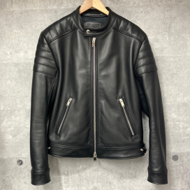 フィクサーのカウレザー タイトフィット ダブルジップ シングル ライダースジャケット F-02の買取実績です。