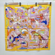 エルメス カレ90 千と一のうさぎ 買取実績です。