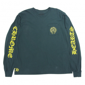 クロムハーツのグリーン コットン ホースシュープリント ロングTシャツの買取実績です。