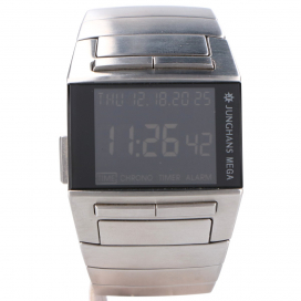 ユンハンスのシルバー MEGA1000 電波時計 の買取実績です。