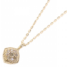 アガット K10 0.04ct  Limited Edition アイオライト/ダイヤモンド ネックレス 買取実績です。