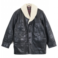 ビームス ブラック ホースレザー ボアジャケット 買取実績です。