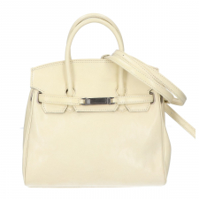 ジャンポールゴルチエ アイボリー レザー フラップ型 2way トップハンドルバッグ ショルダーバッグ 買取実績です。