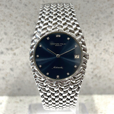 オーデマピゲ Ref.5403BC K18WG コブラ ネイビー文字盤 12Pダイヤ 自動巻き 買取実績です。