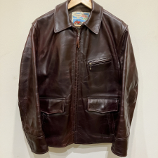 エアロレザー ロングハーフベルト ホースハイド ロングレザージャケット 買取実績です。