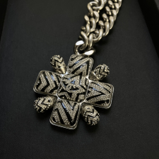 シャネル A23K ココマーク スターデザイン ラインストーン ペンダント ネックレス 買取実績です。