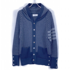 トムブラウン ネイビー フード付きニットカーディガン MKA203AKE006 買取実績です。