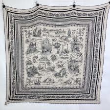 エルメス カシミヤシルク プリーツカレジェアン Tatouages Marins Bandana 買取実績です。