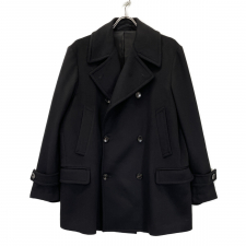 フィンジャック FIN-SP29 ブラック カシミヤ100 センターベント ダブルブレスト ピーコート 買取実績です。