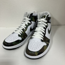 ナイキ エアジョーダン1ハイ ゴルフ カモ ホワイト ハイカットスニーカー DQ0660-300 買取実績です。