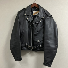 ショット 618 ブラック バイカー後期タグ USA製 ダブルライダースジャケット 買取実績です。
