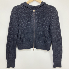 フォクシー 21年製 ネイビー リネン ニットパーカー 買取実績です。