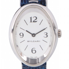 ブルガリ 750WG 32.2g OVW32GL オーバル クオーツウォッチ リザードベルト 買取実績です。