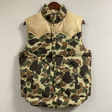 ロッキーマウンテン 450-462-53 ブラウン カモフラ 迷彩 ダウンベスト Down Vest 買取実績です。