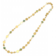 マリーエレーヌドゥタイヤック K22 ペリドット×グリーントルマリン パイエット ネックレス 買取実績です。