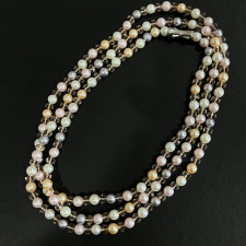 タサキ マルチカラー 6.5~7mm パール ロングネックレス 買取実績です。