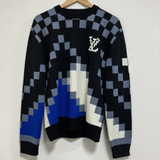 ルイヴィトン LVフェアアイルマクロ クルーネックニット RM231M ZLL HON20W 買取実績です。