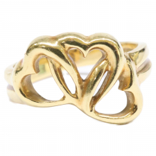 ティファニー 750 トリプルハート リング 買取実績です。