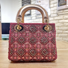 ディオール サテン×ビジュー カナージュ レディディオールミニバッグ 買取実績です。