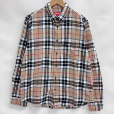 シュプリーム 18AW ベージュ ウール タータンチェック ネルシャツ 買取実績です。