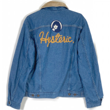 ヒステリックグラマー 02213AB13 インディゴ 刺繍 デニム ボア ジャケット 買取実績です。