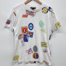 ルイヴィトン 25SS ホワイトカラー マヒナパッチプリントTシャツ 1AHITP 買取実績です。