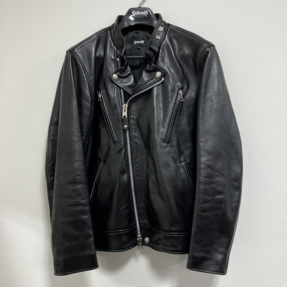 心斎橋でショットを買取。ダブルライダースジャケット、782-3950077を