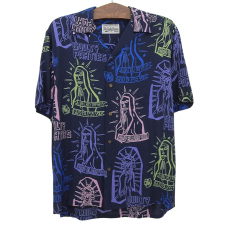 ワコマリア レーヨン ペイント 半袖オープンカラーシャツ  買取実績です。