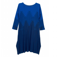 イッセイミヤケ　プリーツプリーズ ブルー／ネイビー PP51-JH523 ワンピース 買取実績です。