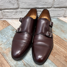 ジョンロブ ブラウン ウィリアム 9795Rラスト ダブルモンクストラップ シューズ 買取実績です。