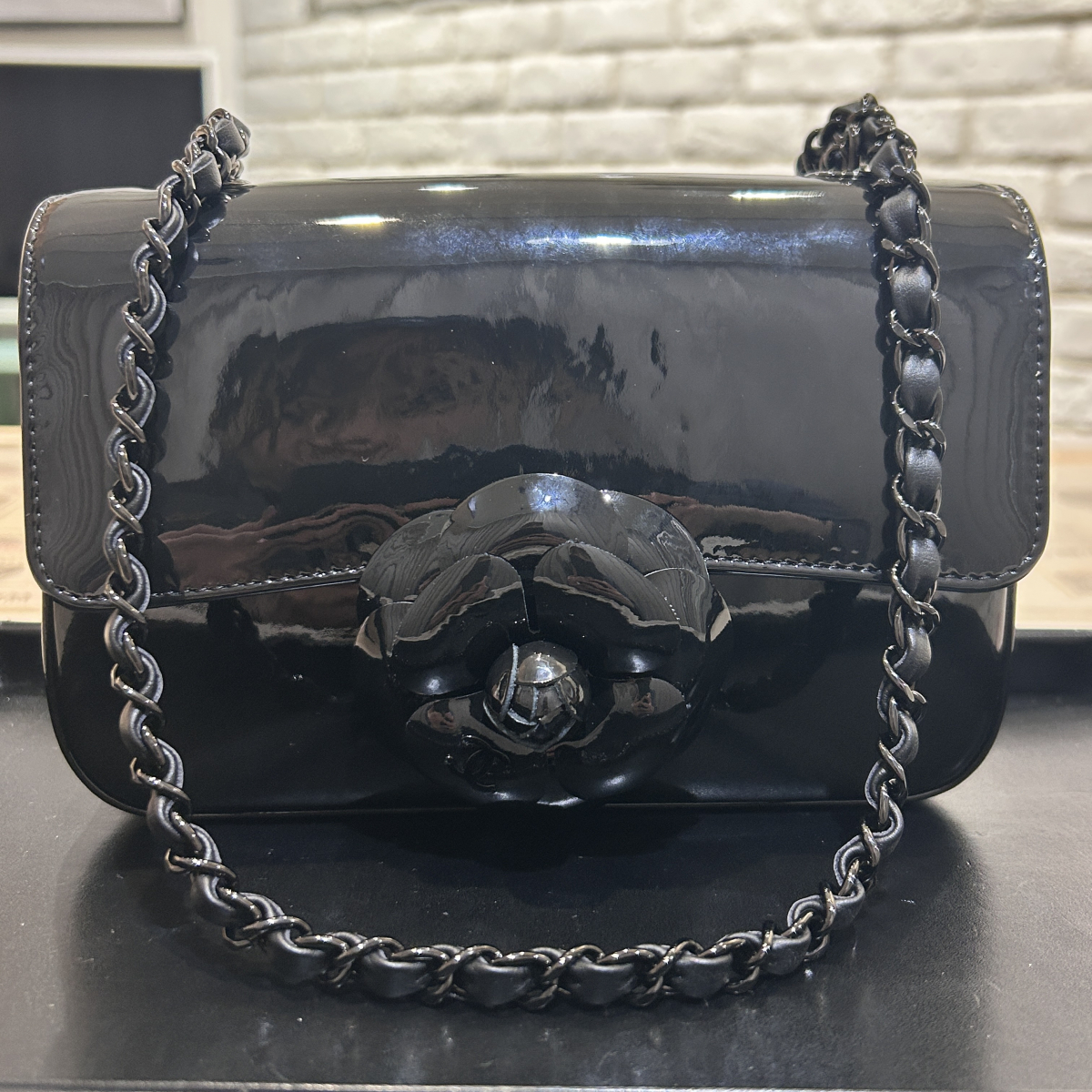 CHANEL シャネル  AS4388 ｿｰﾌﾞﾗｯｸ ｼﾝｸﾞﾙﾌﾗｯﾌﾟ ﾊﾟﾃﾝﾄ ｶﾒﾘｱ ｽﾓｰﾙﾁｪｰﾝﾊﾞｯｸﾞ W20 CHANEL - CHANEL シャネル AS4388 ｿｰﾌﾞﾗｯｸ ｼﾝｸﾞﾙﾌﾗｯﾌﾟ ﾊﾟﾃﾝﾄ ｶﾒﾘｱ ｽﾓｰﾙ